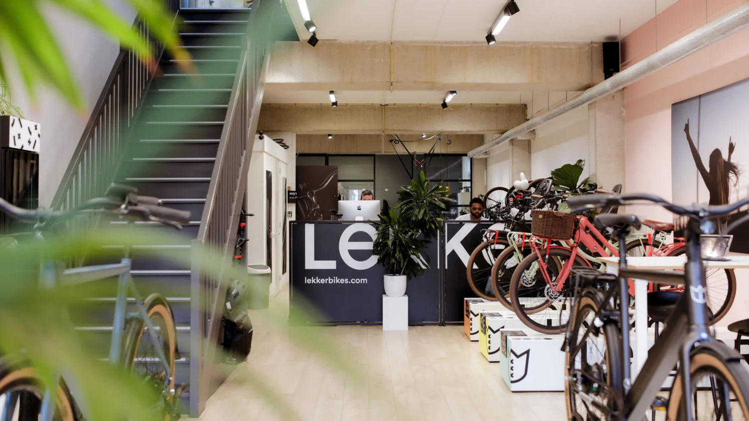 Amsterdam Brand Store showroom with ebikes