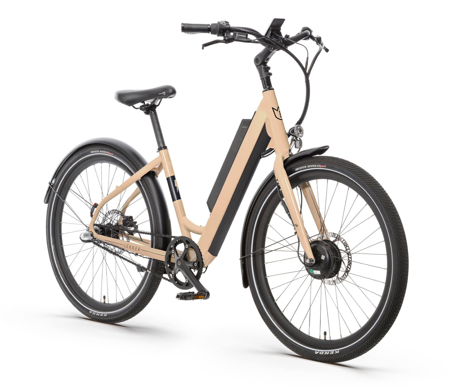 Lekker X all terrain ebike in dune