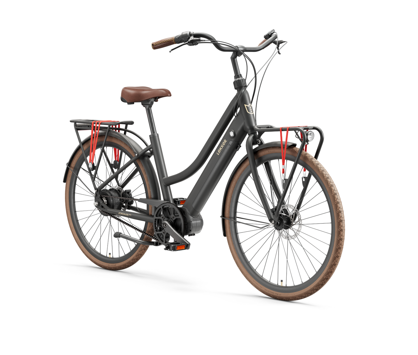 Jordaan_GTS_Dutch_Electric_Bike_Black_Front_new1